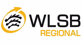Logo mit stilisiertem Kreiszeichen und Text „WLSB REGIONAL“ als Markenbezeichnung.